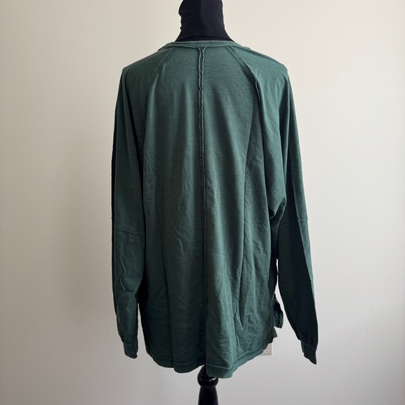 Aerie Cozy Long Sleeve Oversized Boyfriend T-Shirt - Picture 4 of 11